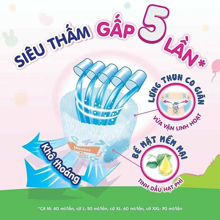 Combo 2 Tã quần Merries Goodskin Giá rẻ - Hình ảnh 3