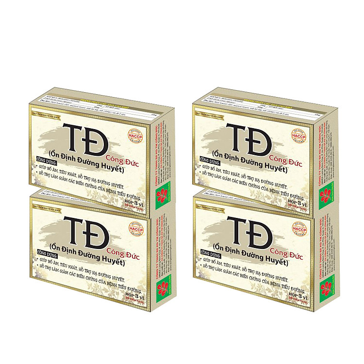 Combo 5 hộp TD Công Đức ổn định huyết áp, hỗ trợ hạ đường huyết cho người bệnh tiểu đường