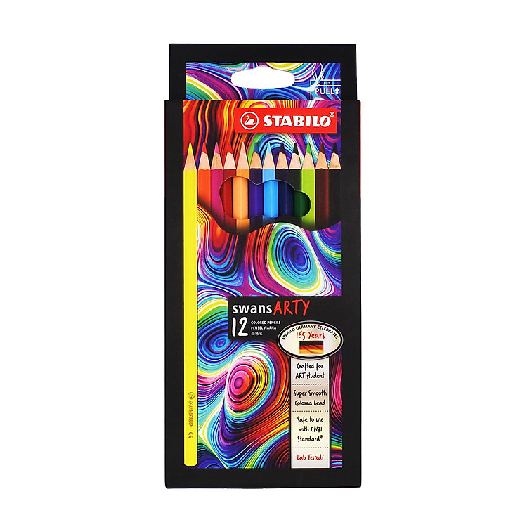 Hộp Bút Chì Màu STABILO Swans Arty (24 màu)