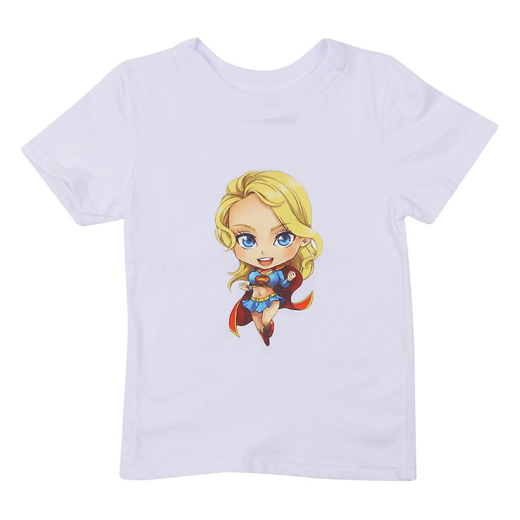 Áo Siêu Nhân Nữ Little Princess 20-SUPERWOMAN (Trắng)