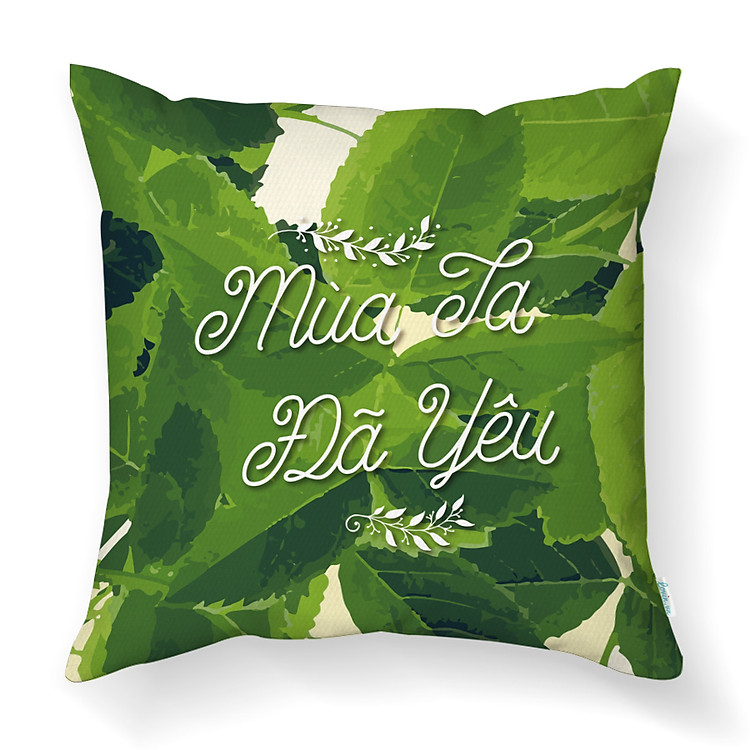 Gối Trang Trí LOVIN Mùa Ta Đã Yêu Gv1014 Vải Canvas