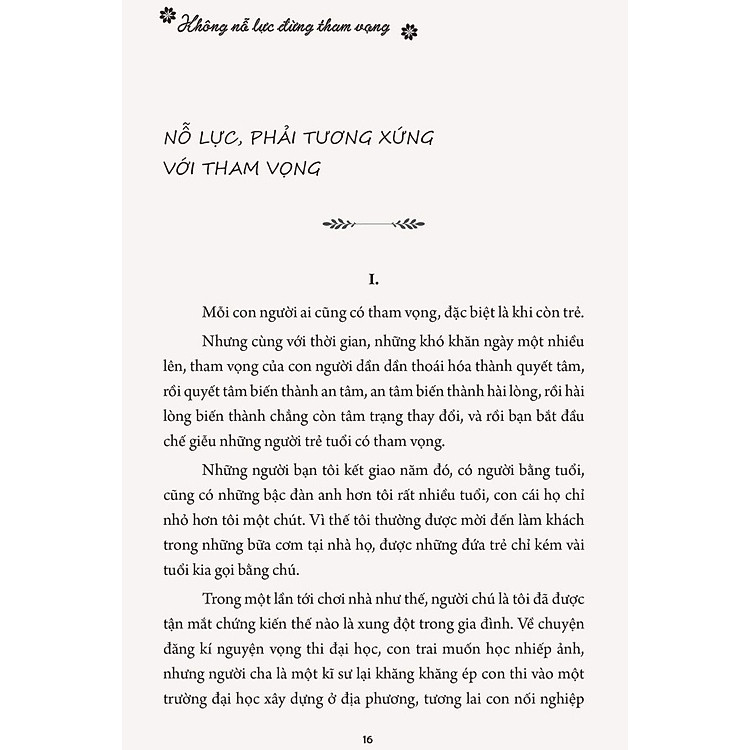 Không Nỗ Lực Đừng Tham Vọng - Ảnh 7