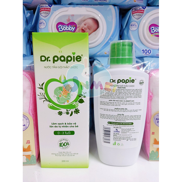 Mua Nước Tắm Gội Thảo Dược Dr.Papie Cho Bé Chính hãng Ưu đãi - Hình ảnh 5