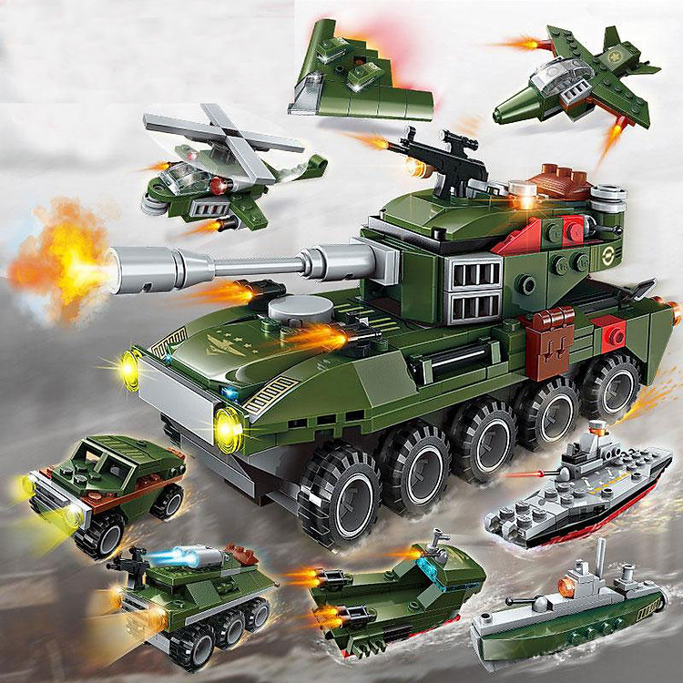Tham Khảo tại ConCung: Đồ chơi lắp ghép XE Tank 8 trong 1 - Nhận ngay nhiều ưu đãi