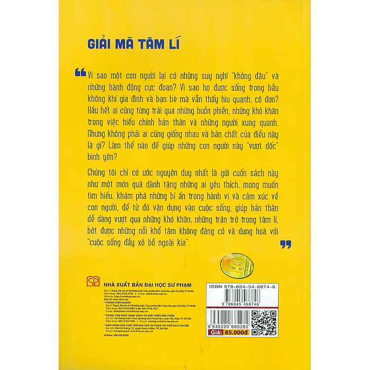 Giải Mã Tâm Lí - Khám Phá Những Bí Ẩn Trong Hành Vi Và Cảm Xúc - Ảnh 2