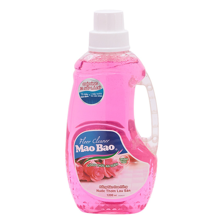 Nước Lau Sàn Diệt Khuẩn Hoa Hồng 1200ml