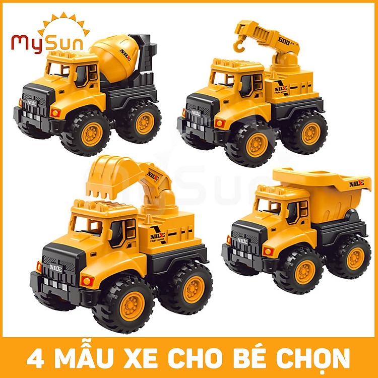 Mua Bộ xe đồ chơi công trình cho bé Chính hãng Giá rẻ - Hình ảnh 4