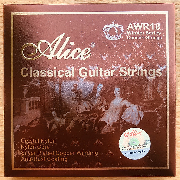 Dây đàn guitar Classic Alice AWR18 KBD