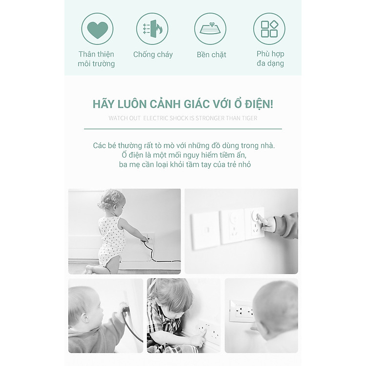 Nút Bịt Ổ Điện KUNBE 2 Chạc Chính hãng Tiết kiệm - Hình ảnh 4