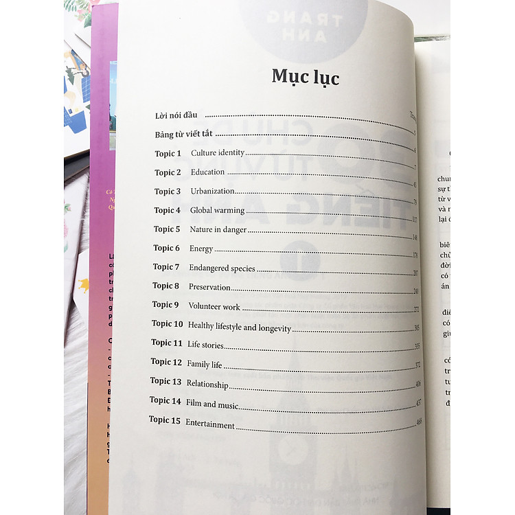 Chủ Đề Từ Vựng Tiếng Anh Tập 1 và Tập 2 - Ảnh 8