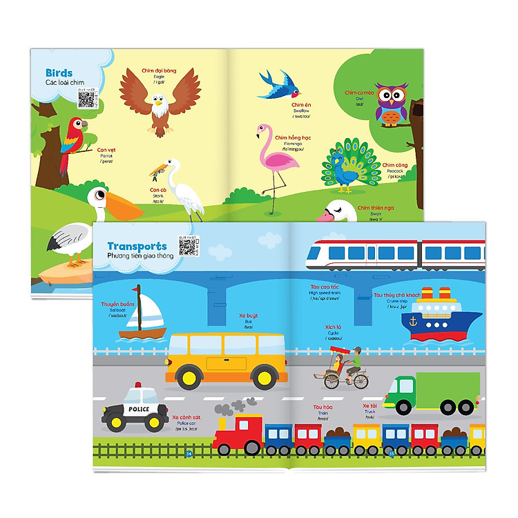 BÉ HỌC TIẾNG ANH QUA HÌNH ẢNH (SONG NGỮ ANH-VIỆT) - Ảnh 4