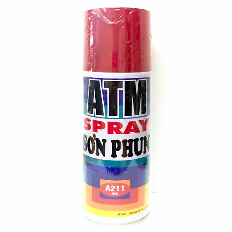 Sơn Xịt ATM A211 ( Màu Đỏ )