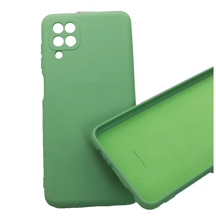 Ốp Lưng Dành Cho Samsung Galaxy A12 Silicone Dẻo Lót Nhung Nỉ Chống Sốc chống bẩn hạn chế bám vân tay - Hàng Nhập Khẩu
