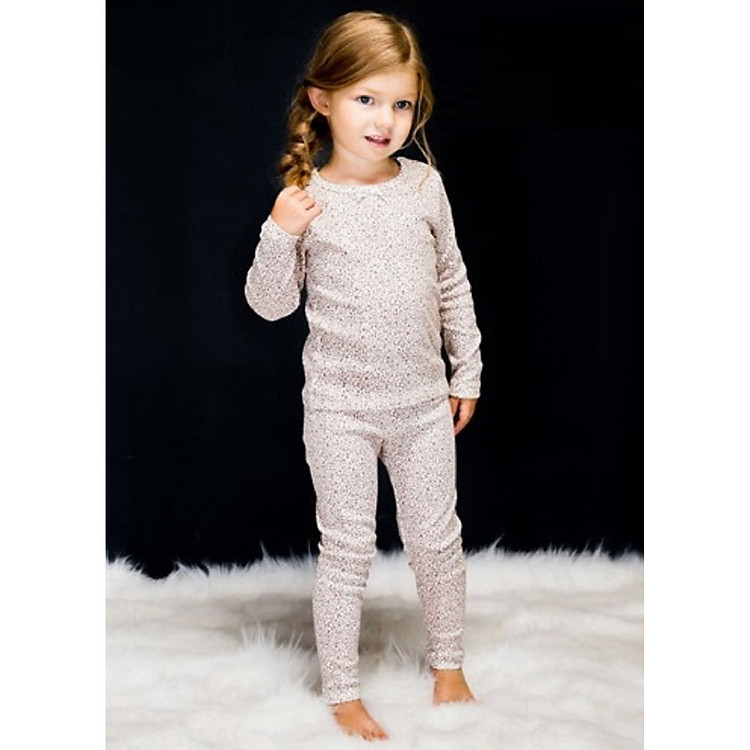 Set Đồ Tay Dài Hoạ Tiết Chấm Tròn Dành Cho Bé Gái (From Korea) - BMTBN03