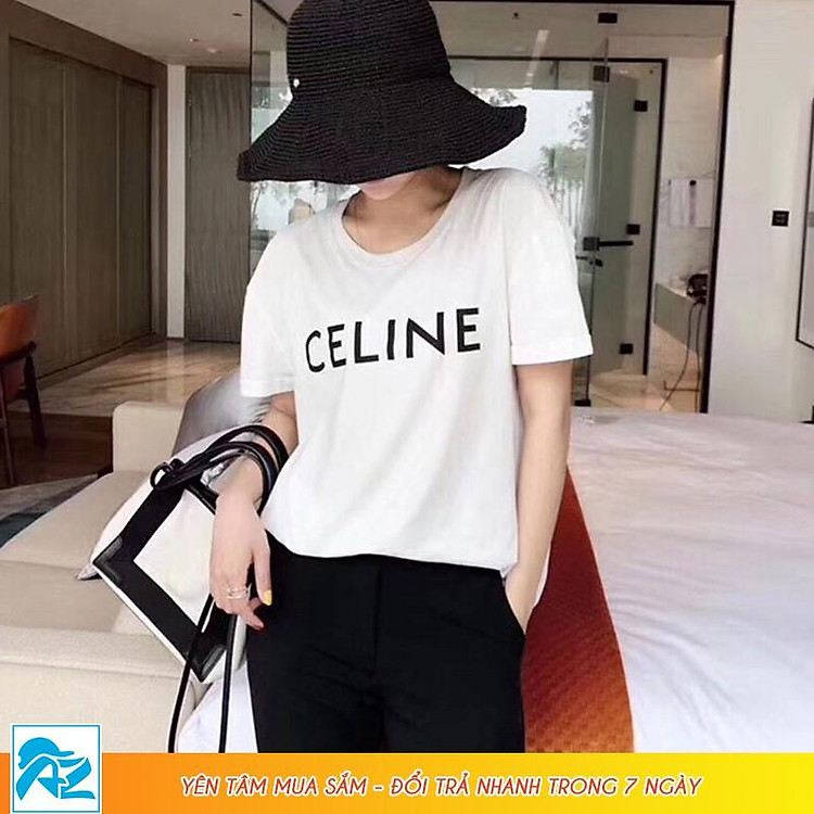 Áo thun Celine Kpop blackpink màu trắng và đen - Áo cotton thái M2490