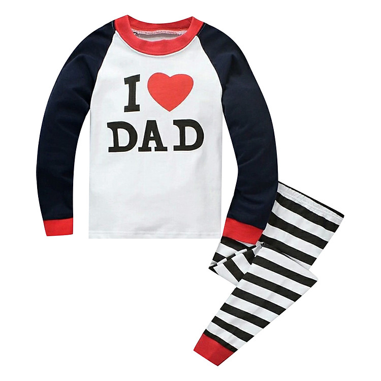 Bộ I Love Mom Dad BONCHOP BBGBT110125732DADĐEN