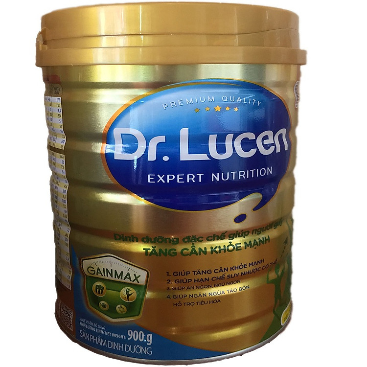 DR. Lucen Gainmax 900 Gr : dinh dưỡng cho người gầy