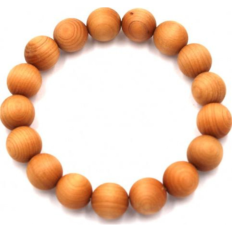 Chuỗi đeo tay gỗ ngọc am 12 ly 17 hạt (204mm)