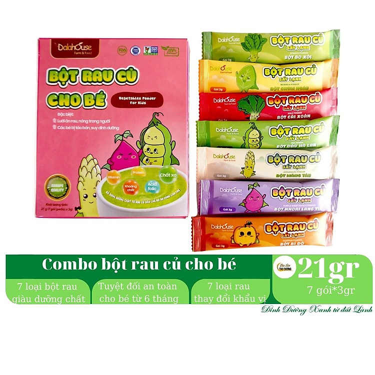 Mua Bột rau dinh dưỡng Dalahouse cho bé Đảm bảo Tiết kiệm - Hình ảnh 3