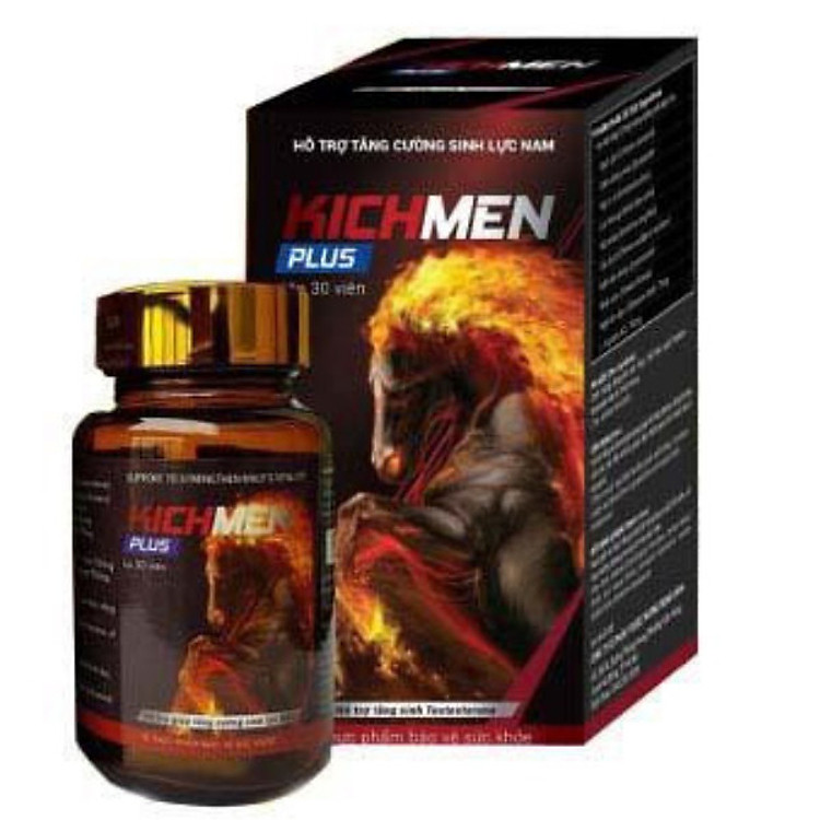 Kichmen Plus Chính hãng - Viên Uống Hỗ Trợ Sinh Lý Nam Giới