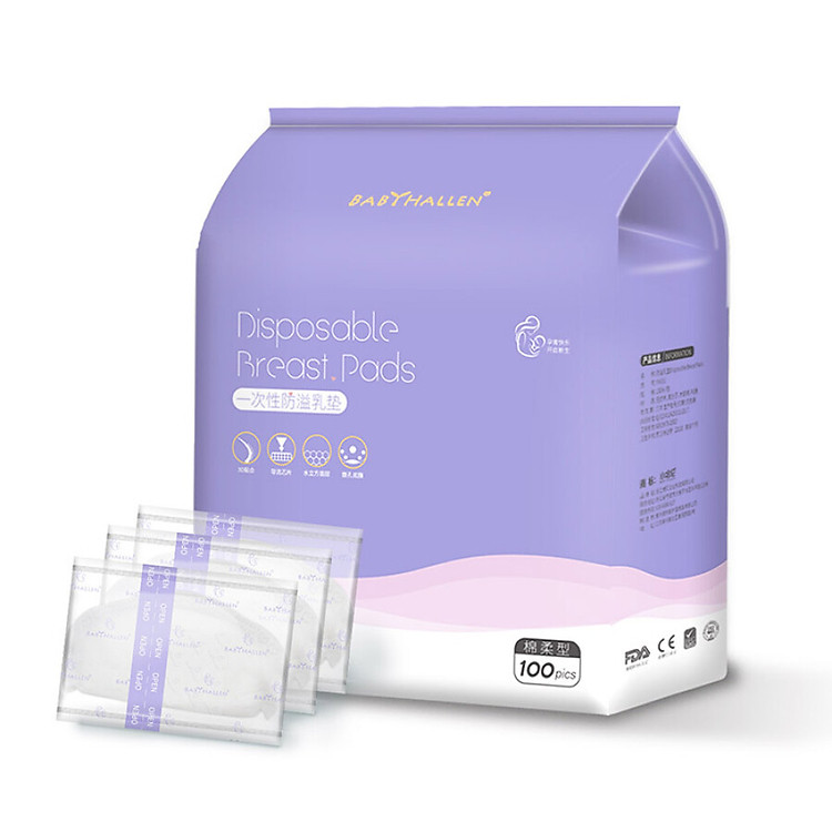 Miếng Lót Thấm Sữa BabYhallen (100 Miếng)