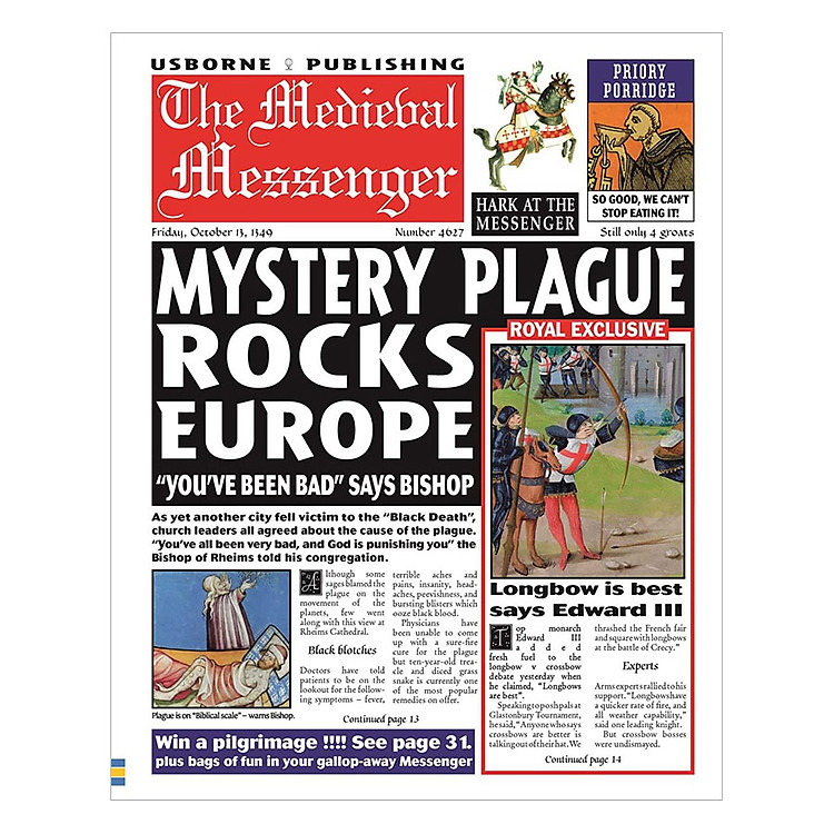 Sách Usborne The Medieval Messenger