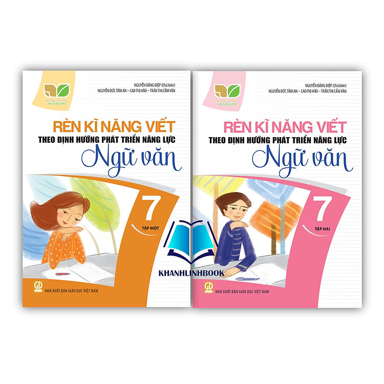 Sách - Combo Rèn kĩ năng viết theo định hướng phát triển năng lực ngữ văn 7 - tập 1 + 2 ( kết nối )