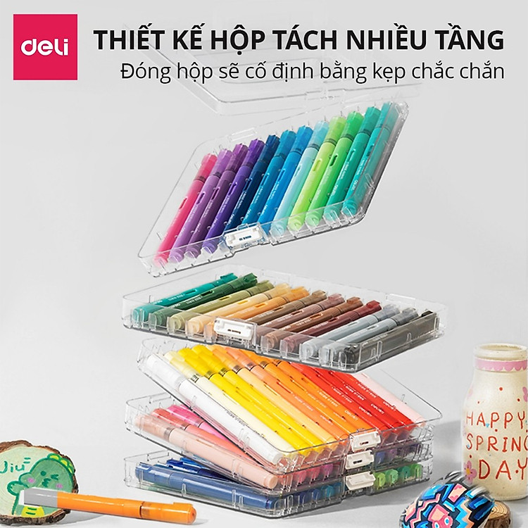 Bút Màu Acrylic Marker Roller (12 màu) - Ảnh 3