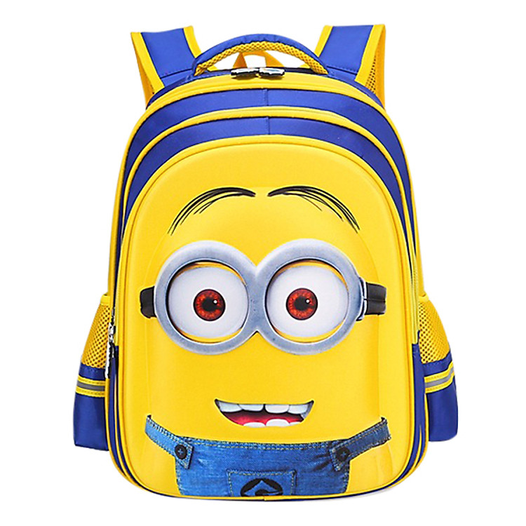 Balo Học Sinh Hình Minion Size L (39 x 28 cm)