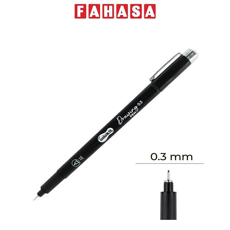 Bút Kim Kỹ Thuật Colorkit DW-C002 (0.3 mm) – Mực Đen