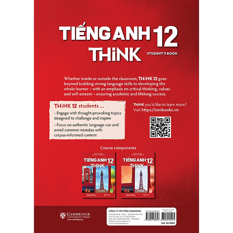 Giáo Khoa Tiếng Anh 12 THiNK - Student’s Book - Ảnh 2