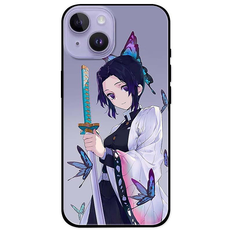 Ốp lưng dành cho Iphone 14 - Iphone 14 Plus - Iphone 14 Pro - Iphone 14 Pro Max - Anime Shinobu Kimetsu Bướm