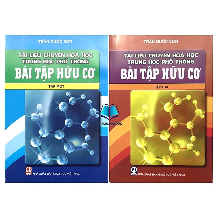Sách - Combo Tài liệu chuyên Hoá học trung học phổ thông Bài tập Hoá học Hữu cơ Tập 1 + 2