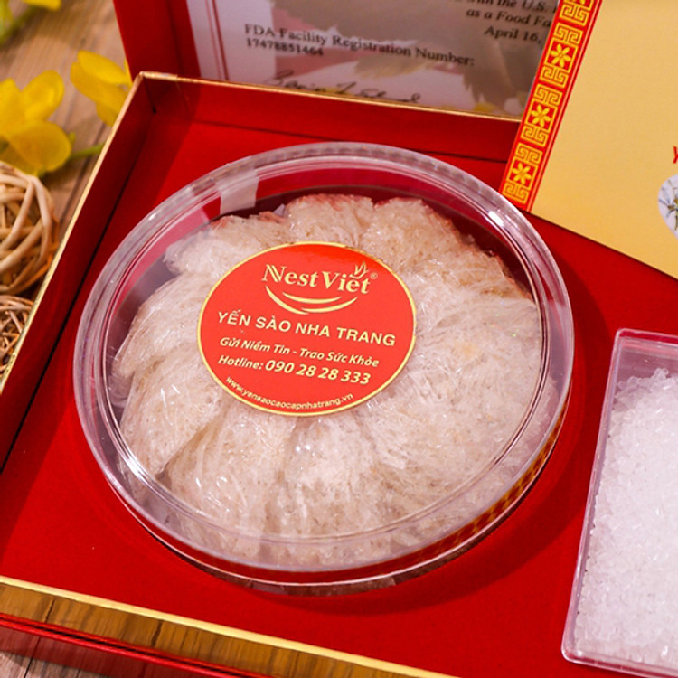 Voucher Yến Sào Nha Trang NestViet (100gr) Tặng Nồi Chưng