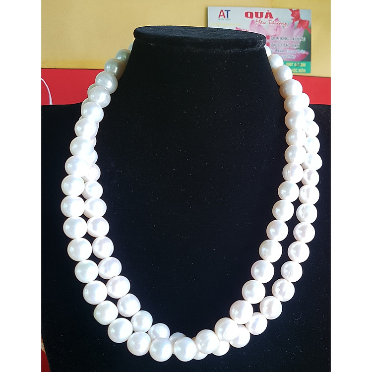 Chuỗi Vòng Cổ Ngọc Trai Cao Cấp 9.5mm