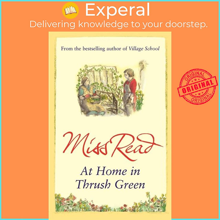 Sách - At Home in Thrush Green by Miss Read (UK edition, paperback)
