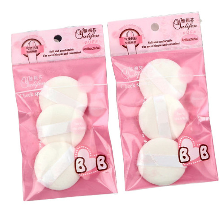 Combo 2 Gói Bông, Mút Tán Đánh Phấn Kem Nền Trang Điểm Salifen Hàn Quốc - Loại Tốt - MP103