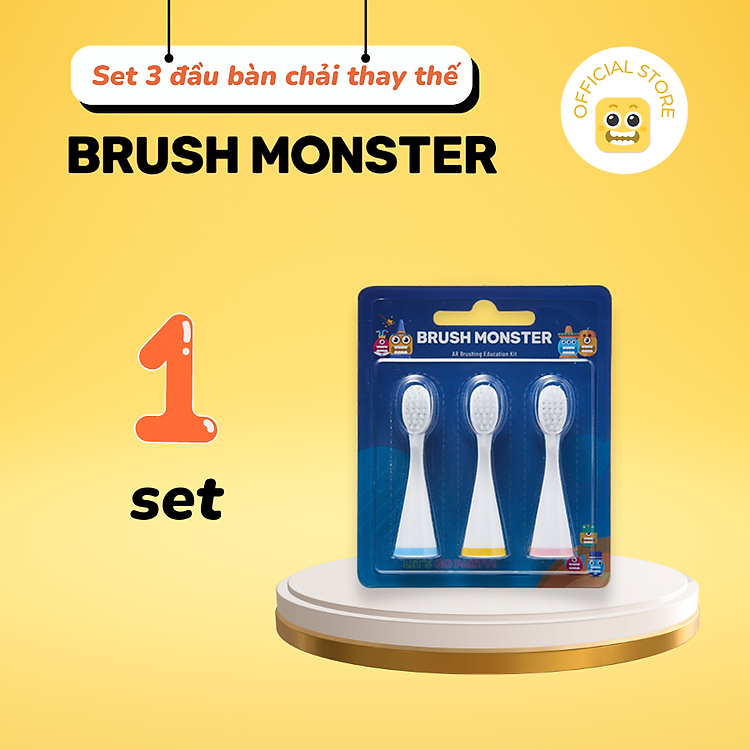Chọn mua tại Shopee: Set 3 Đầu Bàn Chải Sonic Trẻ Em mua giá tốt nhất tại Shop Mall
