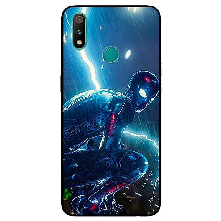 Ốp Lưng in cho Realme 3 Mẫu Người Nhện Sấm Sét - Hàng Chính Hãng