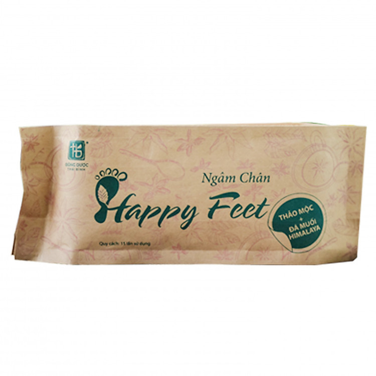Muối ngâm chân thảo dược giảm bệnh xương khớp Happy Feet