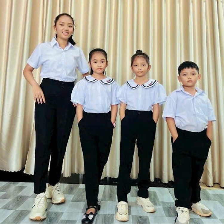 Quần dài học sinh cho bé gái cấp 1 - cấp 2