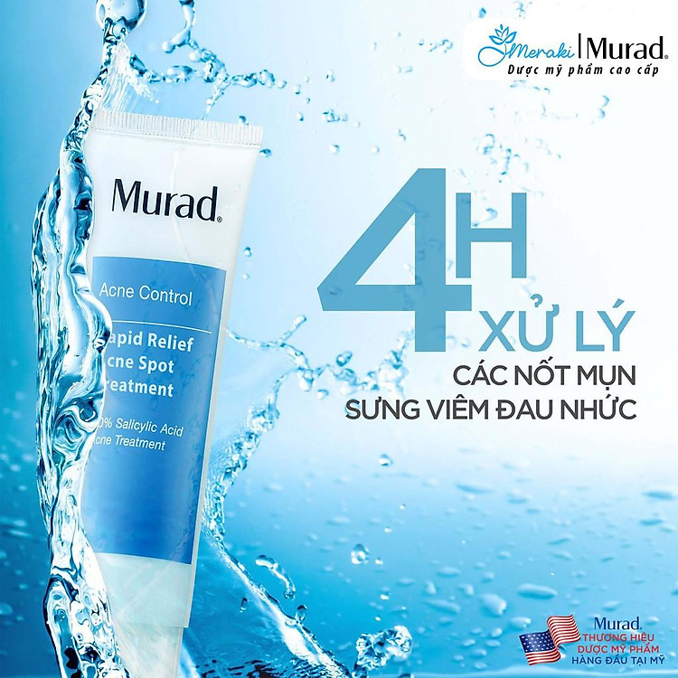 Gel giảm mụn 4H Murad RAPID RELIEF ACNE SPOT TREATMENT 15ml