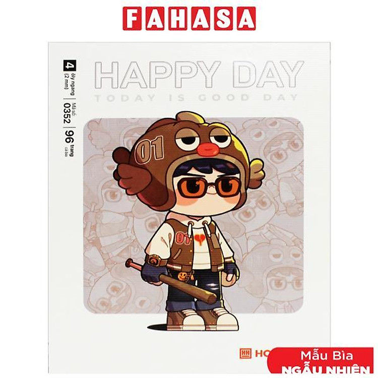 Tập Class Happy Day – 4 Ô Ly Ngang (96 trang 58gsm)