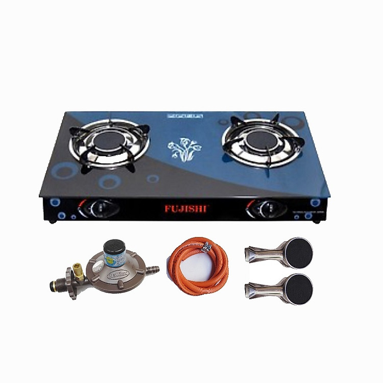 Bếp ga hồng ngoại kèm 2 điếu hồng ngoại - Van gas - dây gas hàng chính hãng