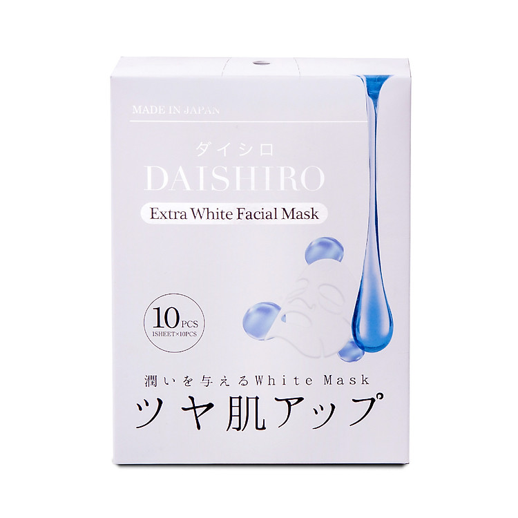 Mặt nạ tế bào gốc dòng dưỡng trắng Daishiro Extra White Facial Mask