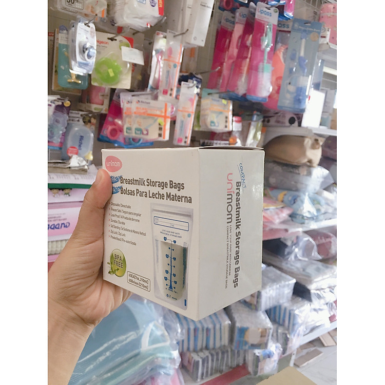 Mua Hộp 60 túi trữ sữa Unimom 210ml Uy tín Giá tốt - Hình ảnh 4