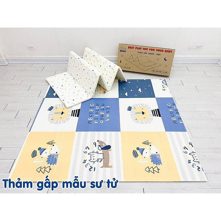 Thảm xốp Umoo Gấp Gọn Cho Bé Chính hãng Tiết kiệm - Hình ảnh 5