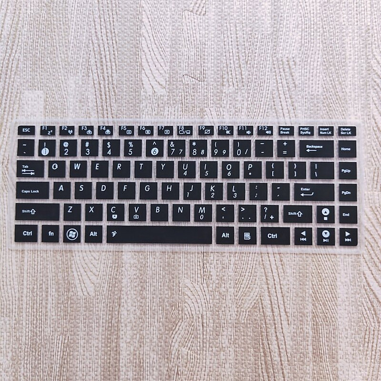 Miếng silicon phủ bàn phím cho laptop asus từ 13 đến 14 inch - Ôm phím
