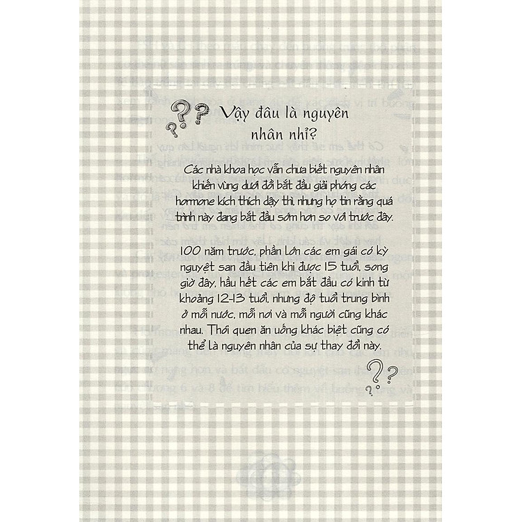 Tuổi Dậy Thì – Từ “Cô Bé” Đến “Cô Nàng