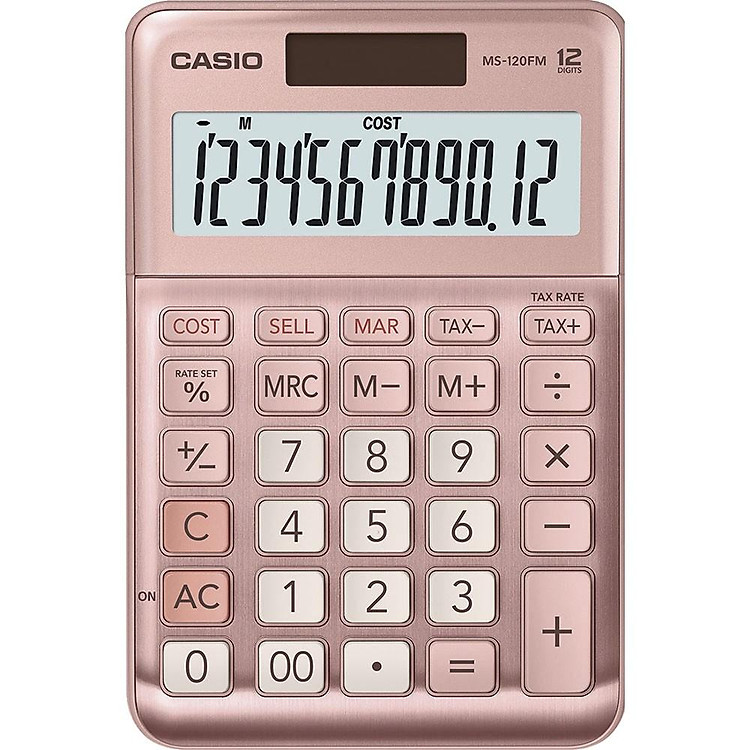 Máy Tính Casio MS-120FM (Màu Hồng)